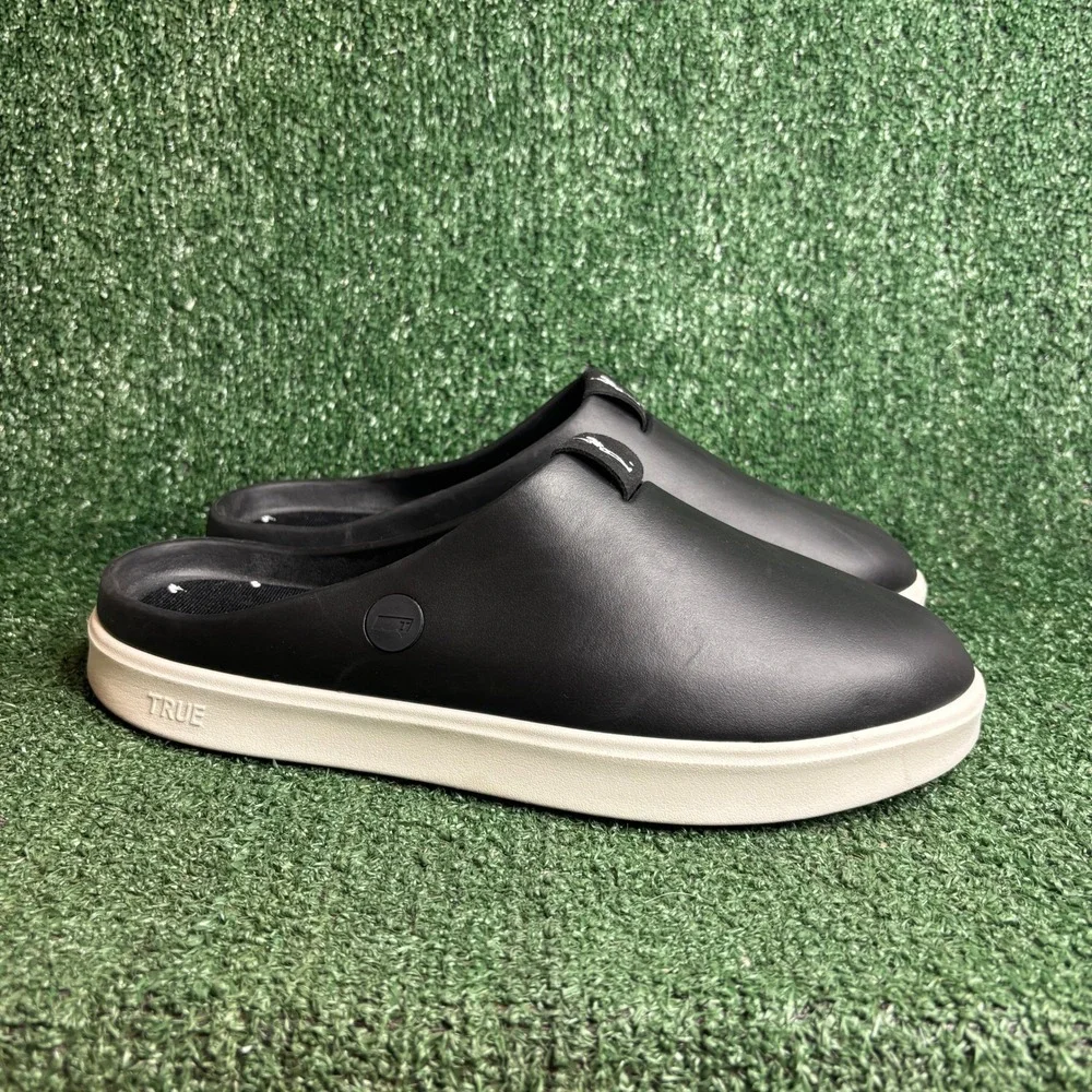 True Linkswear FS Slide Dead Golfer All Day Clog Slip On Mules Black Mens Sz 11